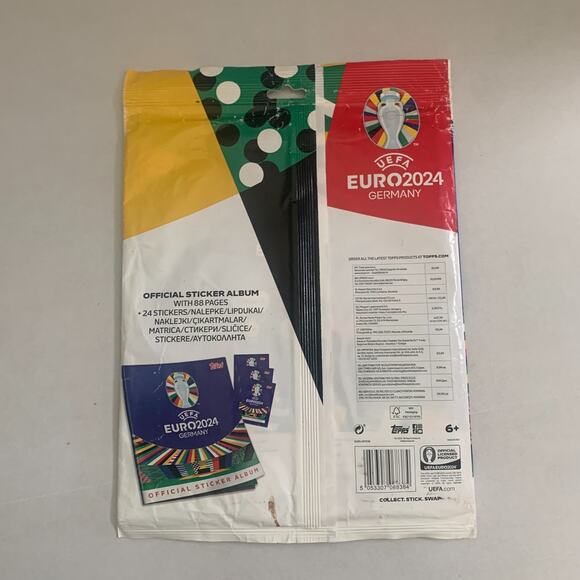 Starter Pack Album 24 Stickers Topps UEFA EURO 2024 Germany Official Stickers - Picture 2 of 7